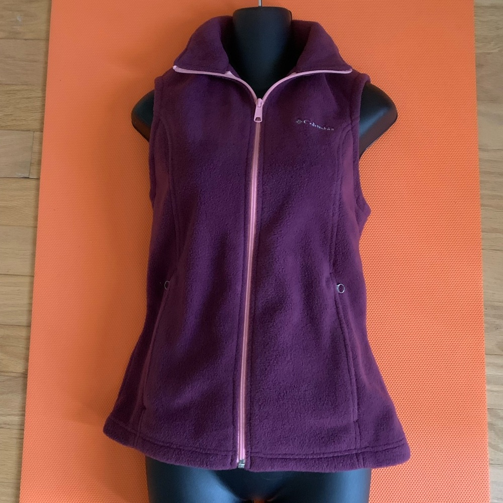 Columbia Plum Fleece Jacket Sz 8 S